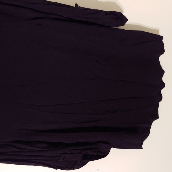 Cupio black three quarter sleeve top size Small - Picture 10 of 11